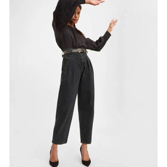 Levi’s 80’s Balloon Black Jeans NWT Women’s Size 25 - Picture 1 of 11